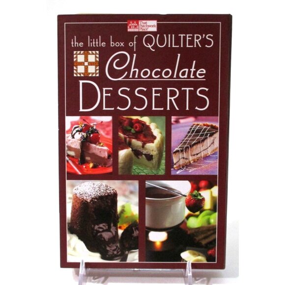 The Little Box Of Quilter's Chocolate Desserts Recipe Cards - Quilter Gift - Picture 1 of 3